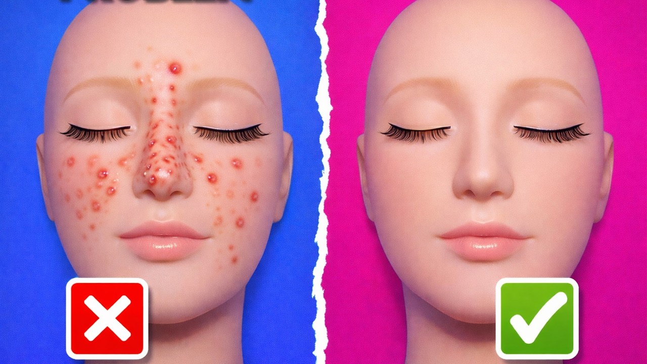ASMR  Acne Removal on Mannequin & Skin Care