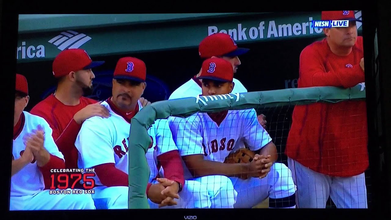 Boston Red Sox honor 40th Anniversary of the 1975 American League Champs Team 5.5.2015