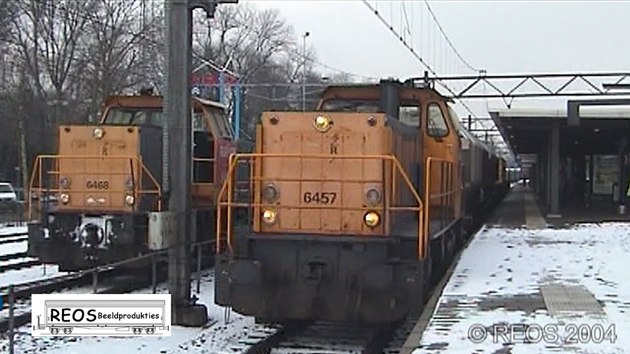 2004-01 [SDw] Station Dordrecht in de sneeuw dl 3! Klassiek NS & Railion, 6400 volop in actie!