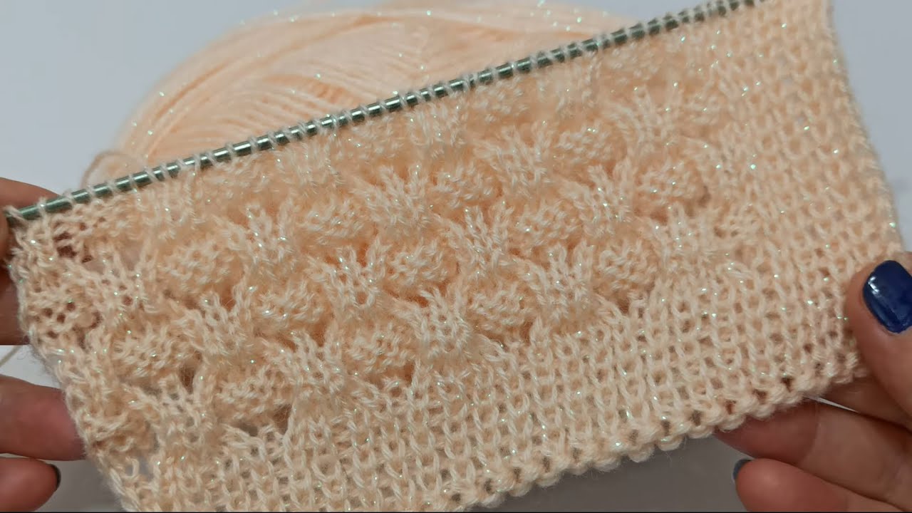 İki şiş kolay örgü modeli 🐞 yelek,hırka,şal örgü modeli