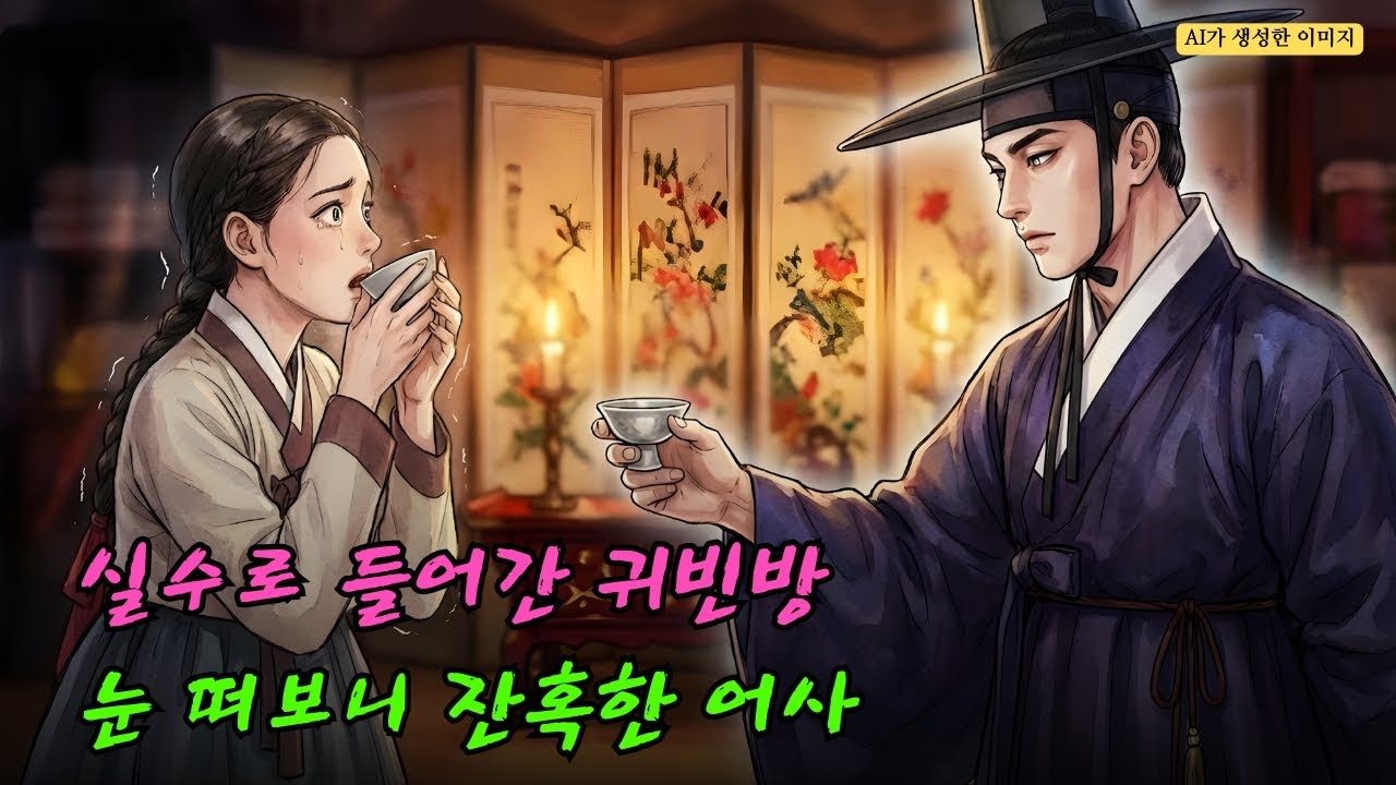 기방에 술을 배달하다가 방을 잘못 들어가 억지로 합환주를 마셨는데, 아침에 눈을 떠보니 상대는 잔혹하기로 악명 높은 암행어사였다|조선 야사 실화 | 숨겨진 이야기 낭독