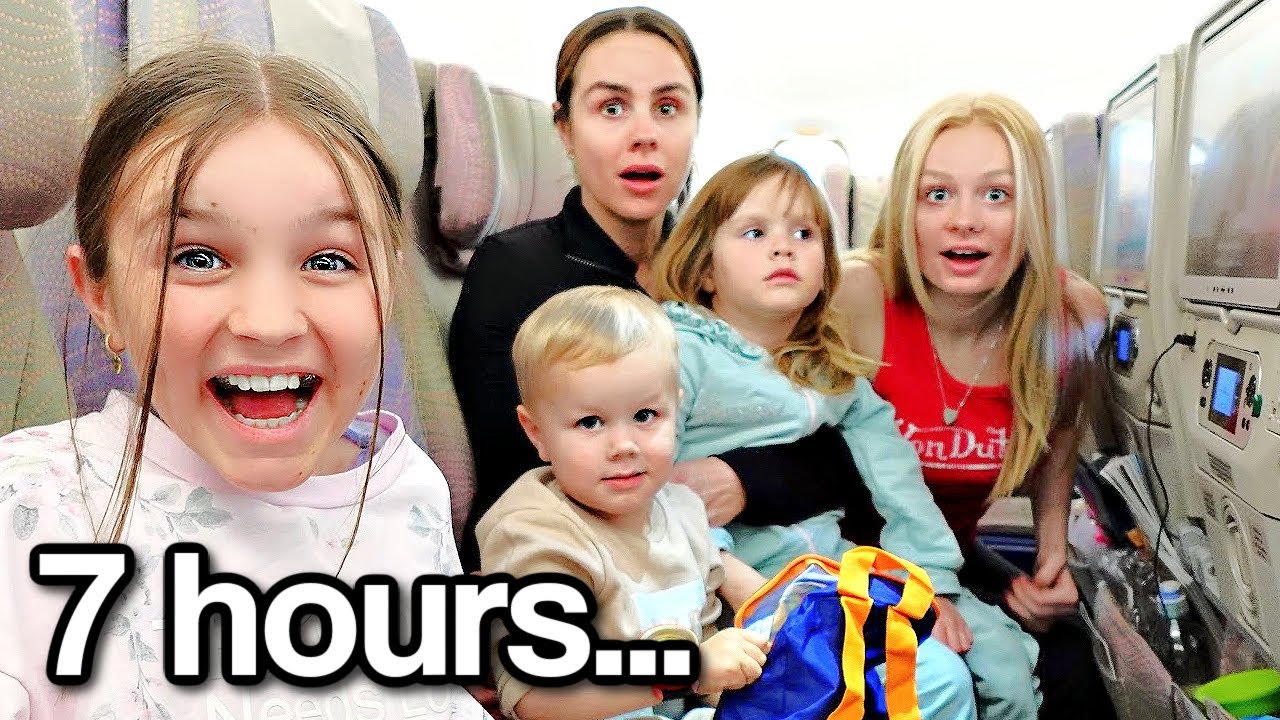FLYING with 4 KIDS to DUBAI!