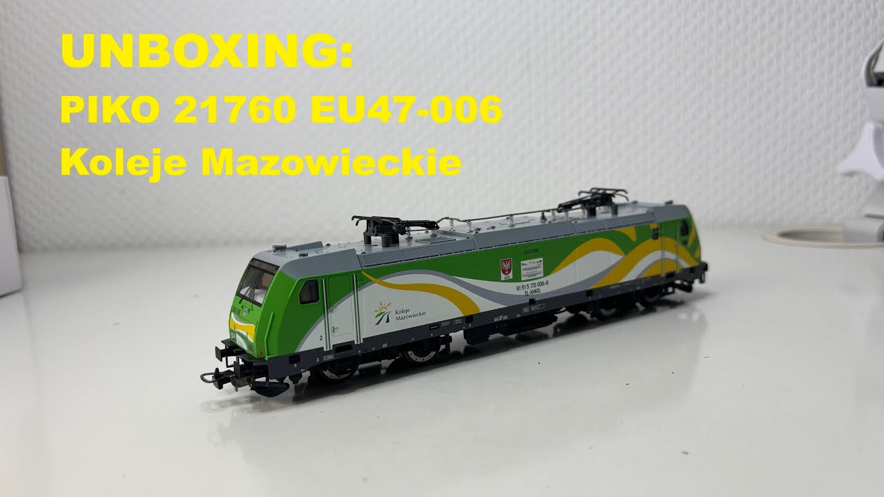 UNBOXING: PIKO 21760 EU47-006 Koleje Mazowieckie
