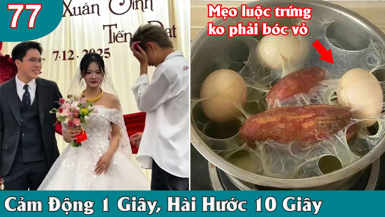 Khoảnh khắc em trai bật kh&oacute;c: Chị lấy chồng, c&ograve;n việc nh&agrave; th&igrave; ai l&agrave;m?  Mẹo luộc trứng kh&ocirc;ng b&oacute;c vỏ