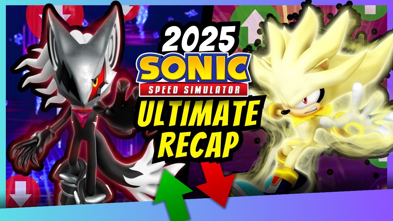 🎉Лучшие и худшие обновления для Sonic Speed ​​Simulator | REWIND 2025