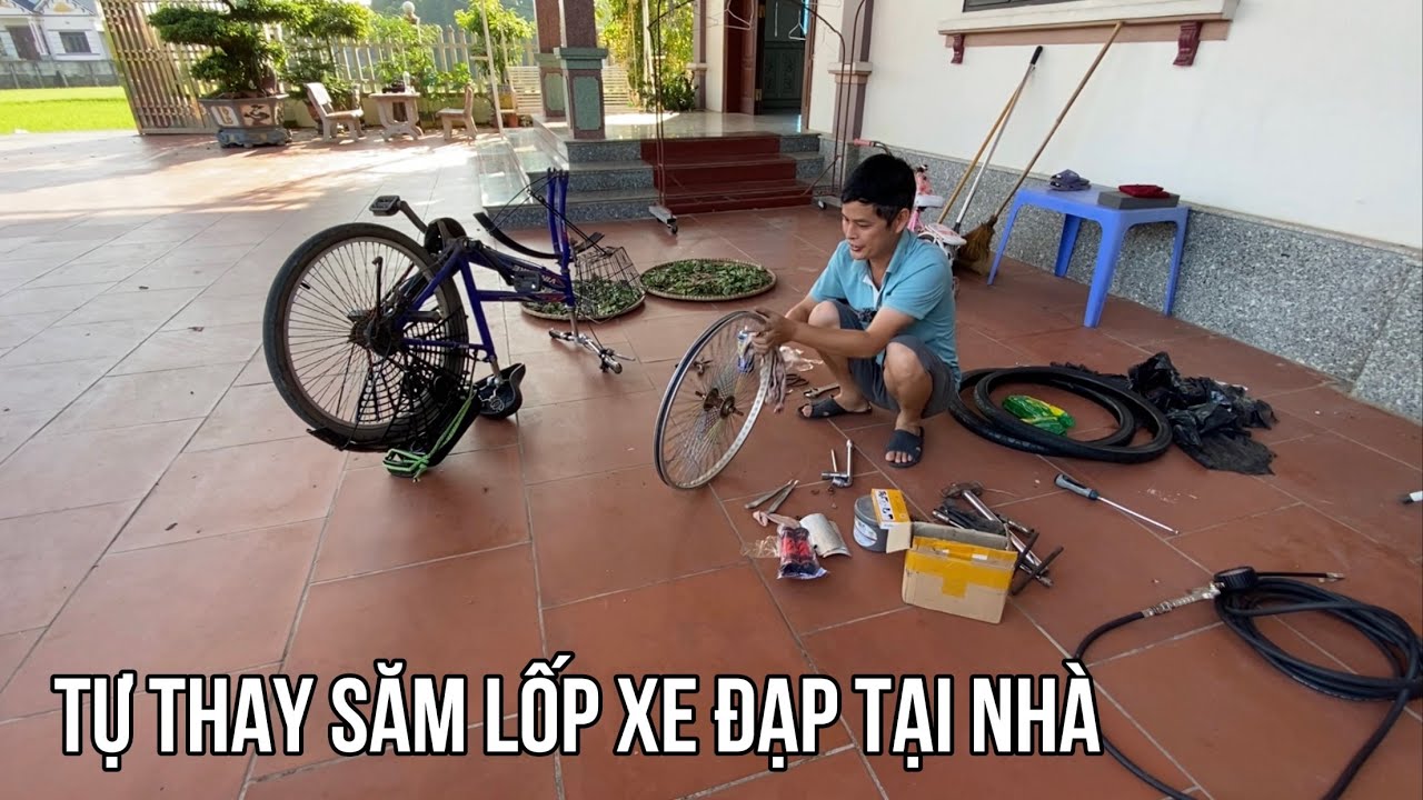 Tự thay Săm Lốp xe đạp tại nhà rất đơn giản