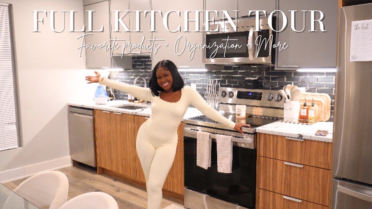 Full Kitchen Tour! | Favorite Products + Organization + More | JessicaNicole