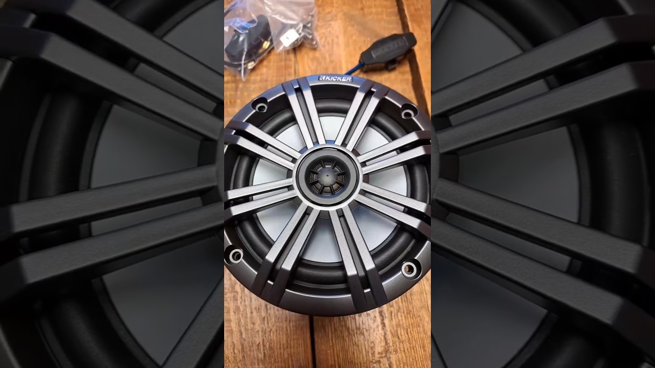 Kicker KM Marine Speakers 🔊🌊 #KickerAudio #MarineAudio #Boating
