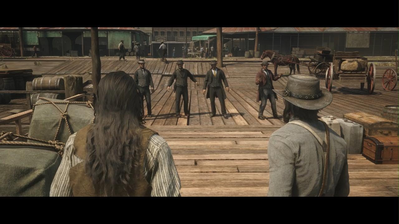 Tiroteo vs la banda de Guido Martelli. Red Dead Redemption 2