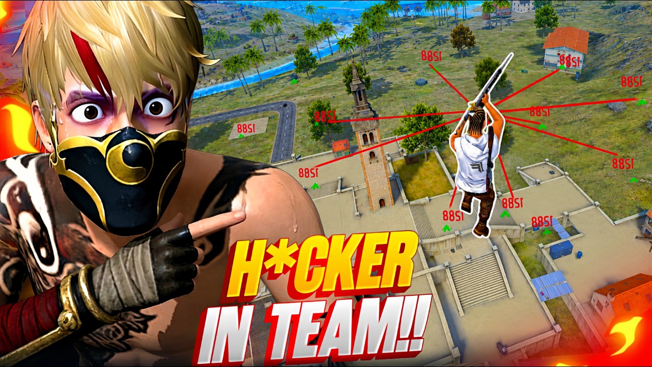 H@CKER CONNECTED IN MY TEAM 🤡😱 | funny moments free fire !! 🤣 #ffkprasanth #fftamil