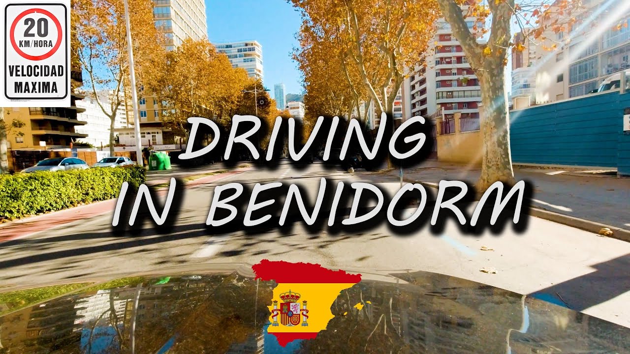 Benidorm, Spain | 4K Driving | 4K Walking | Markets | British Quarter | 2021 |