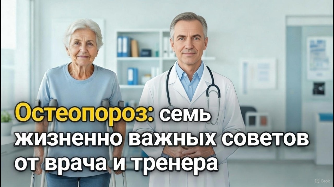 Остеопороз - семь жизненно важных советов от врача и тренера