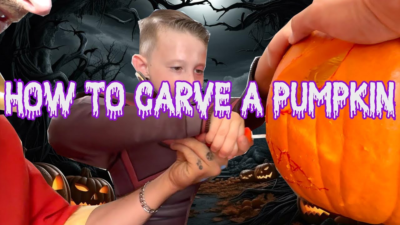 How to Carve a Pumpkin (with kids)