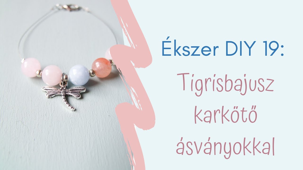 Ékszer DIY19: Tigrisbajuszos karkötő ásványokkal