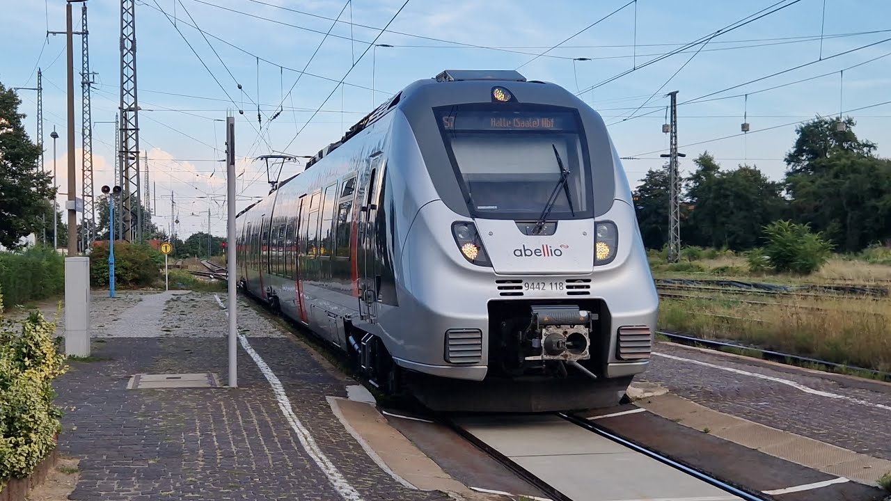 S-Bahn MD | Mitfahrt in der S7 von Lutherstadt Eisleben bis Halle (Saale) Hbf in der BR 9442