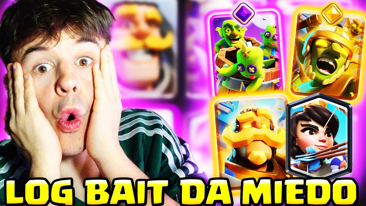 ¡EL LOG BAIT DA MIEDO DE LO FUERTE QUE ESTA EN CLASH ROYALE!