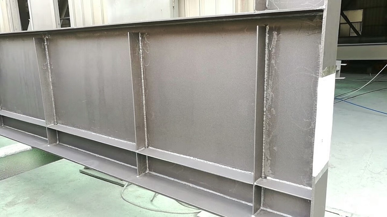 H beam welding line