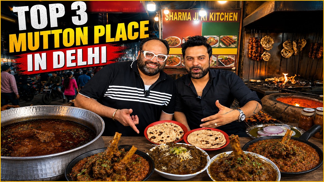 Top 3 Mutton Spots in Delhi | Sardar ji Meat, Z Corner, Ashok Meat Wala Keema Meat