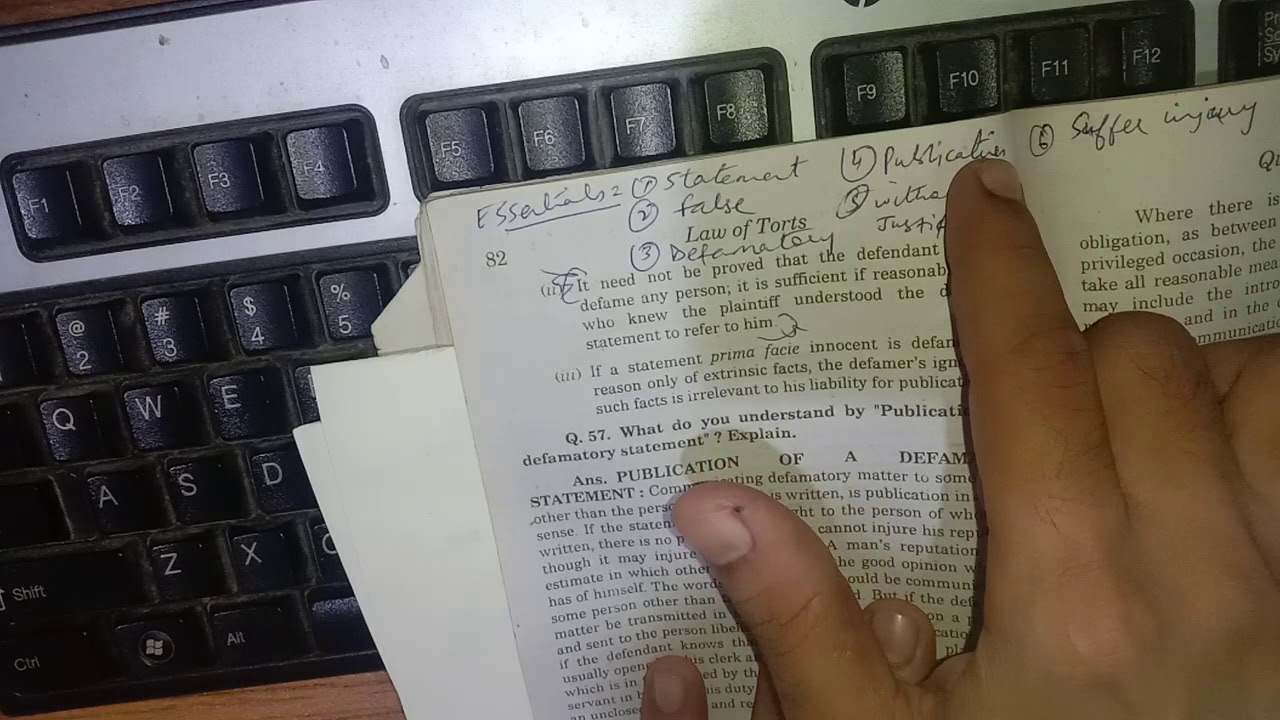 Defamation | Libel | Slander | Exceptions | Defence