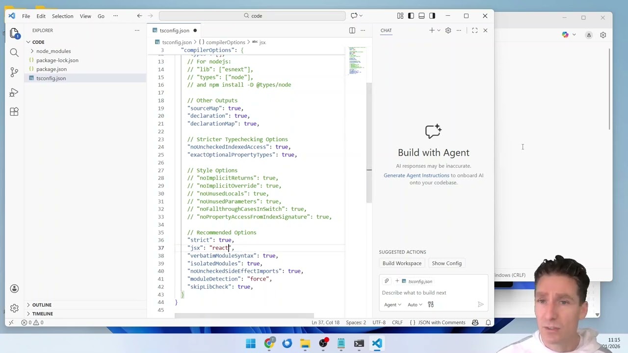 Typescript + JSX Project zonder React Framework