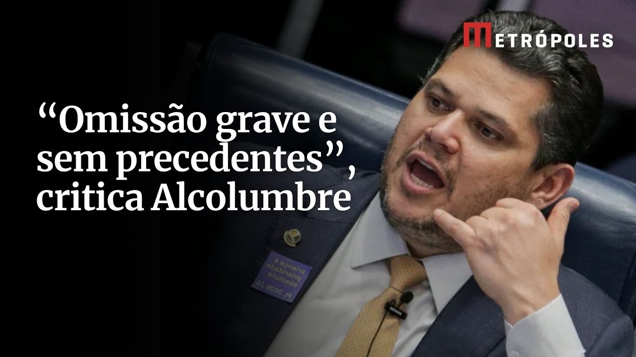 Ap&oacute;s cancelar sabatina de Messias, Alcolumbre critica &ldquo;omiss&atilde;o&rdquo; de Lula