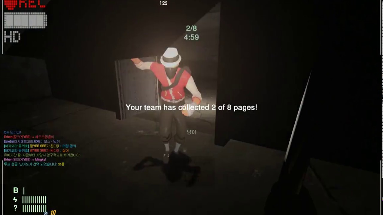 Slender Fortress 2:Sanatorium #9(BOSS:Headcrab Zombie, BEN Drowned)