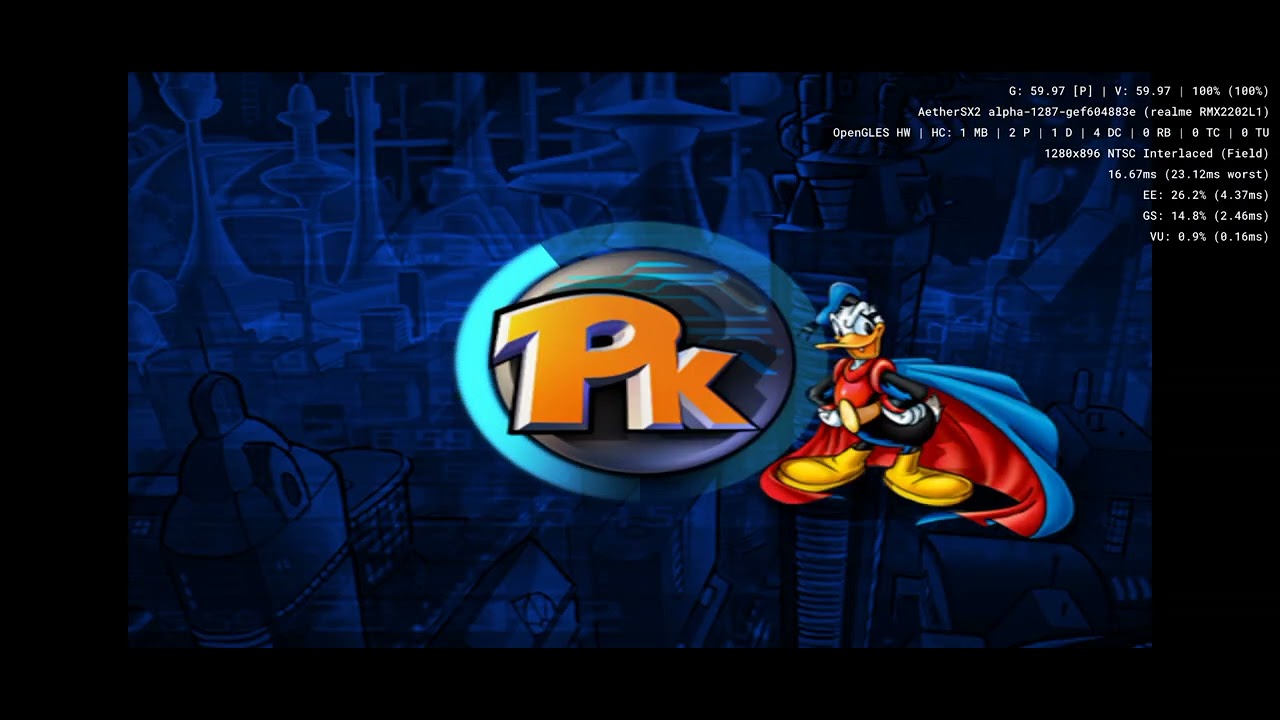 Disney's PK: Out of the Shadows - Aethersx2 Android PS2 Emulator SD888 Realme GT