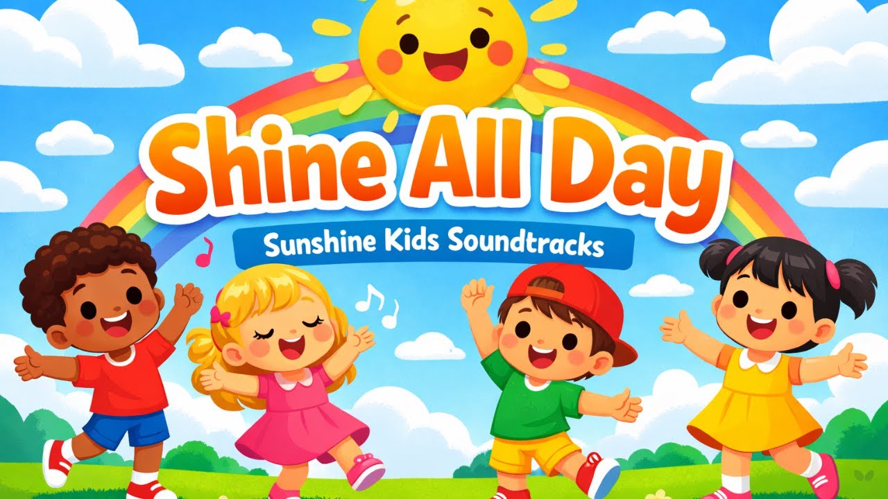 Shine All Day | Happy Kids Song 🌈 | Sunshine Kids Soundtracks