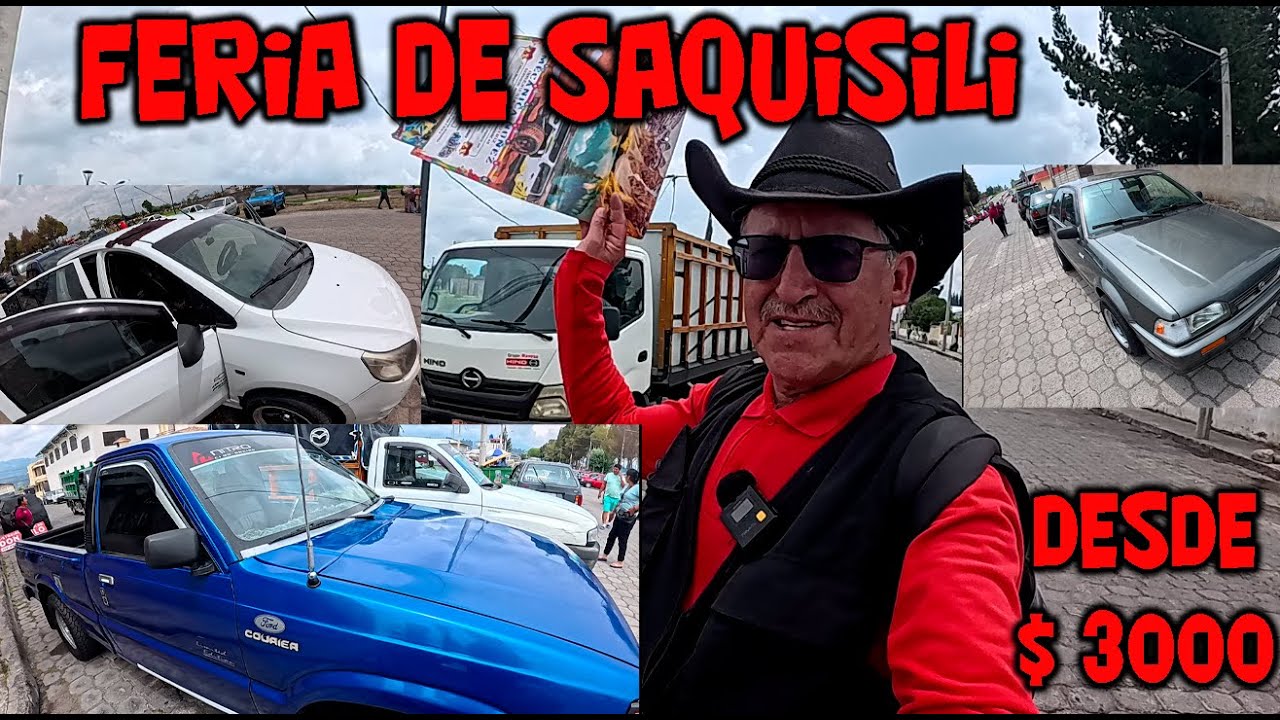 DESDE 3000 DOLARES FERIA POPULAR DE CARROS  SAQUISILI BUENO BONITO Y BARATOS