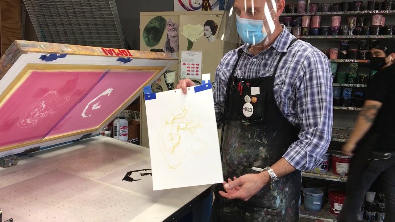 Screen Print Registration method Part 1