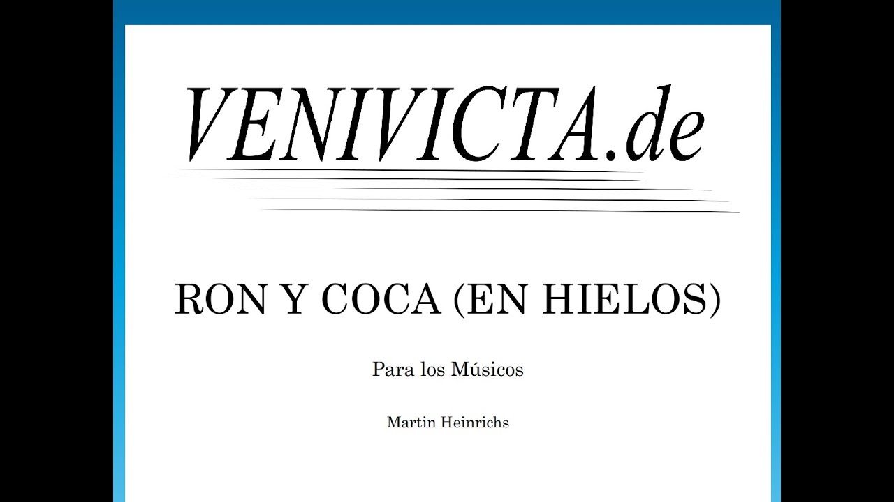 Ron y Coca, Latin for Brassplayers by Martin Heinrichs