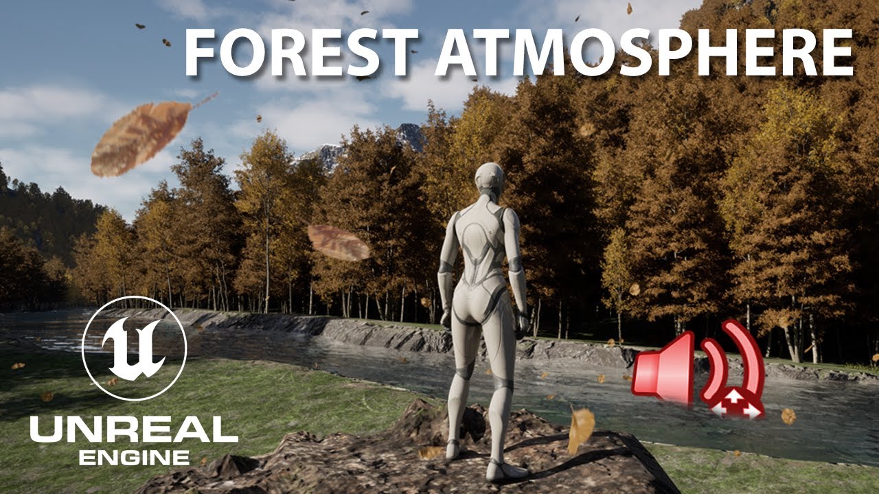 Unreal Engine 5.7 - Forest Atmosphere: Dynamic Audio & Falling Leaves - Tutorial