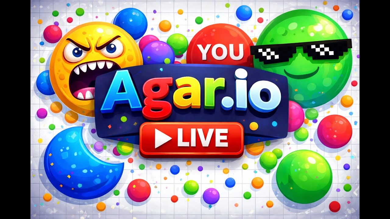 AGAR.IO 🔴 LIVE | PRO Gameplay & Big Cells Domination