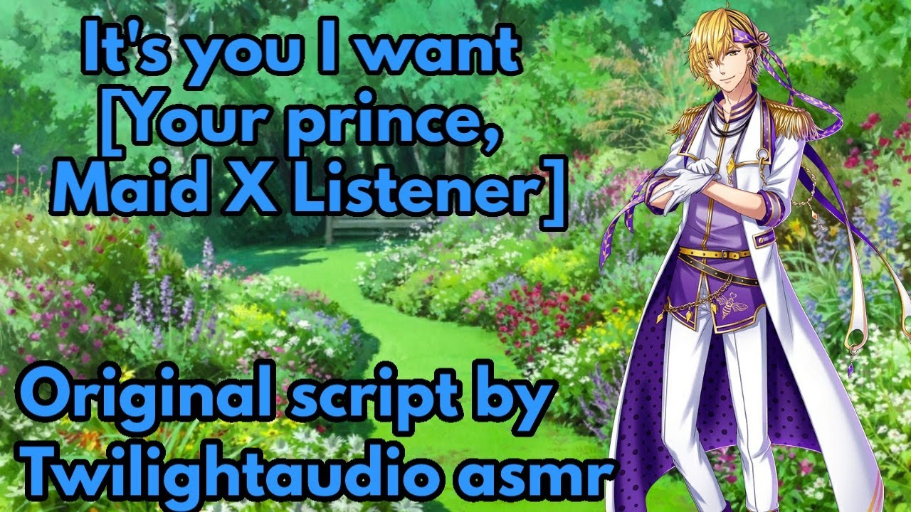 Its you I want[Your prince maid x Listener][your prince asmr][Roleplay][M4F][servant To lovers]