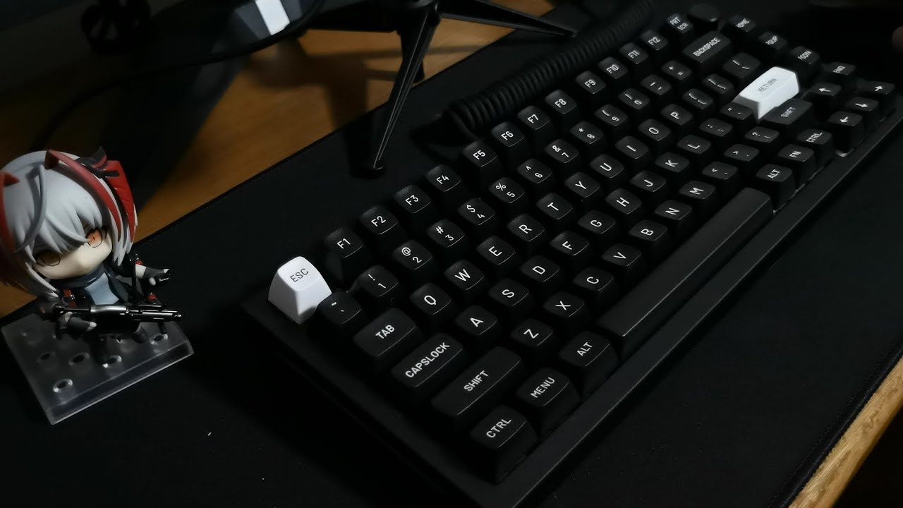 Drop MT3 White-on-Black Keycap Overview + Sound Test