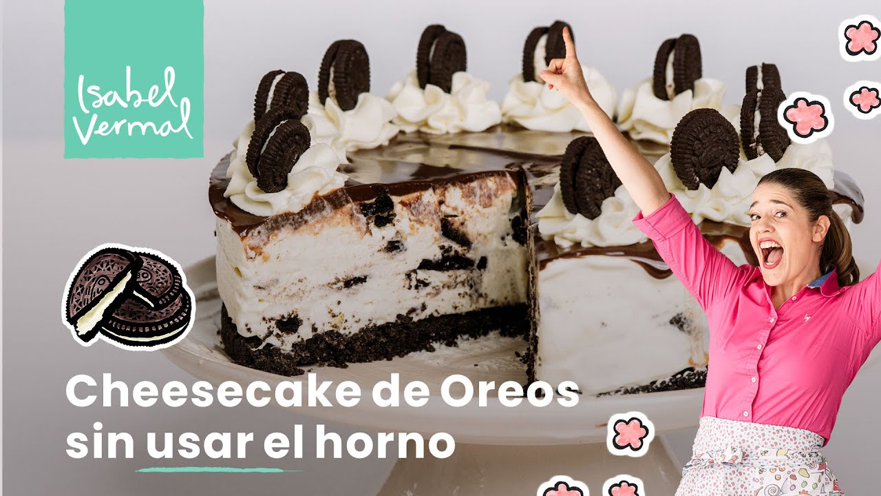 Cheesecake de Oreos sin usar el horno
