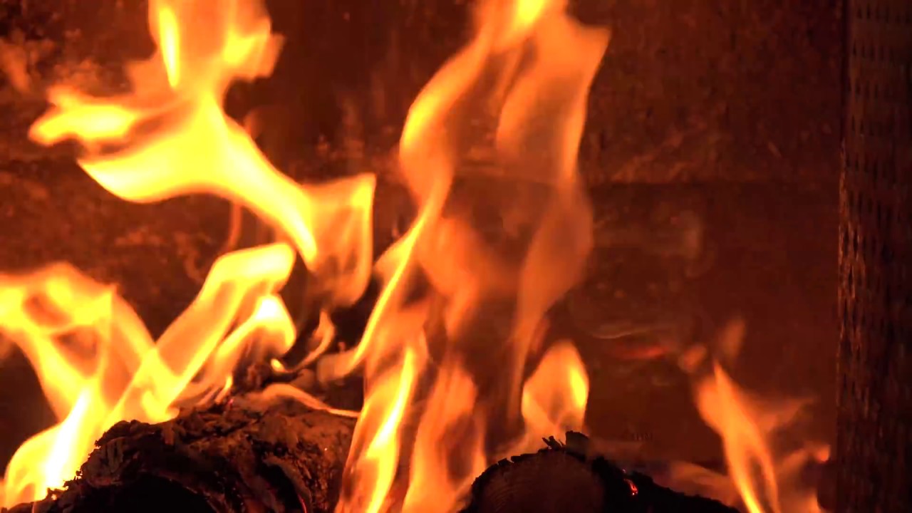 Fireplace 4K REAL TIME 2 hours - Relaxing Fire Burning - NO LOOPING