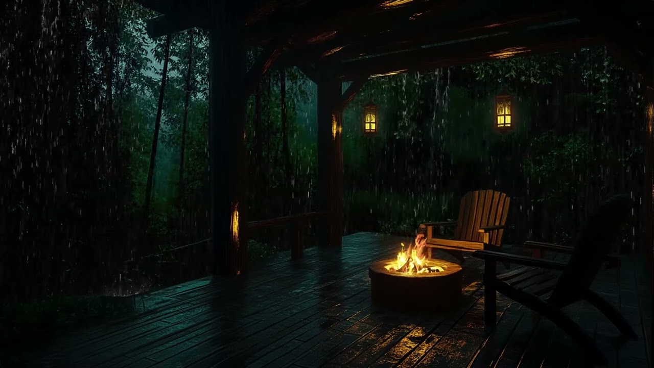 Nocturnal Rainfall in Wild Woods | Restorative Nature Audio for Peaceful Night Recovery