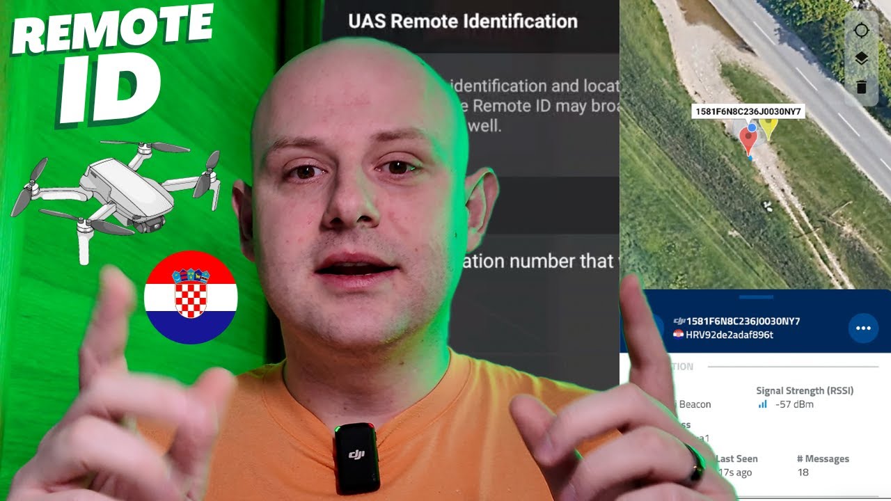 Remote Identification u Hrvatskoj za dronove 2024 RID