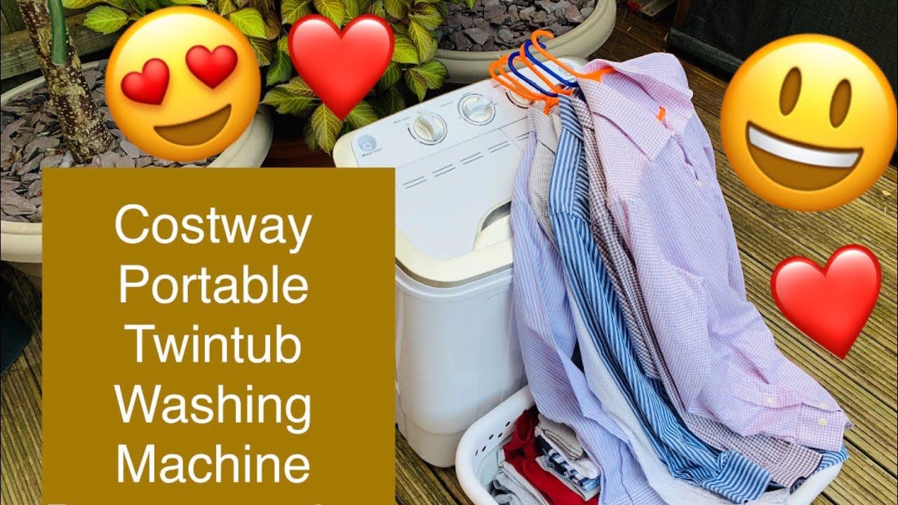 Costway Portable Twintub v 1 Weeks Wash