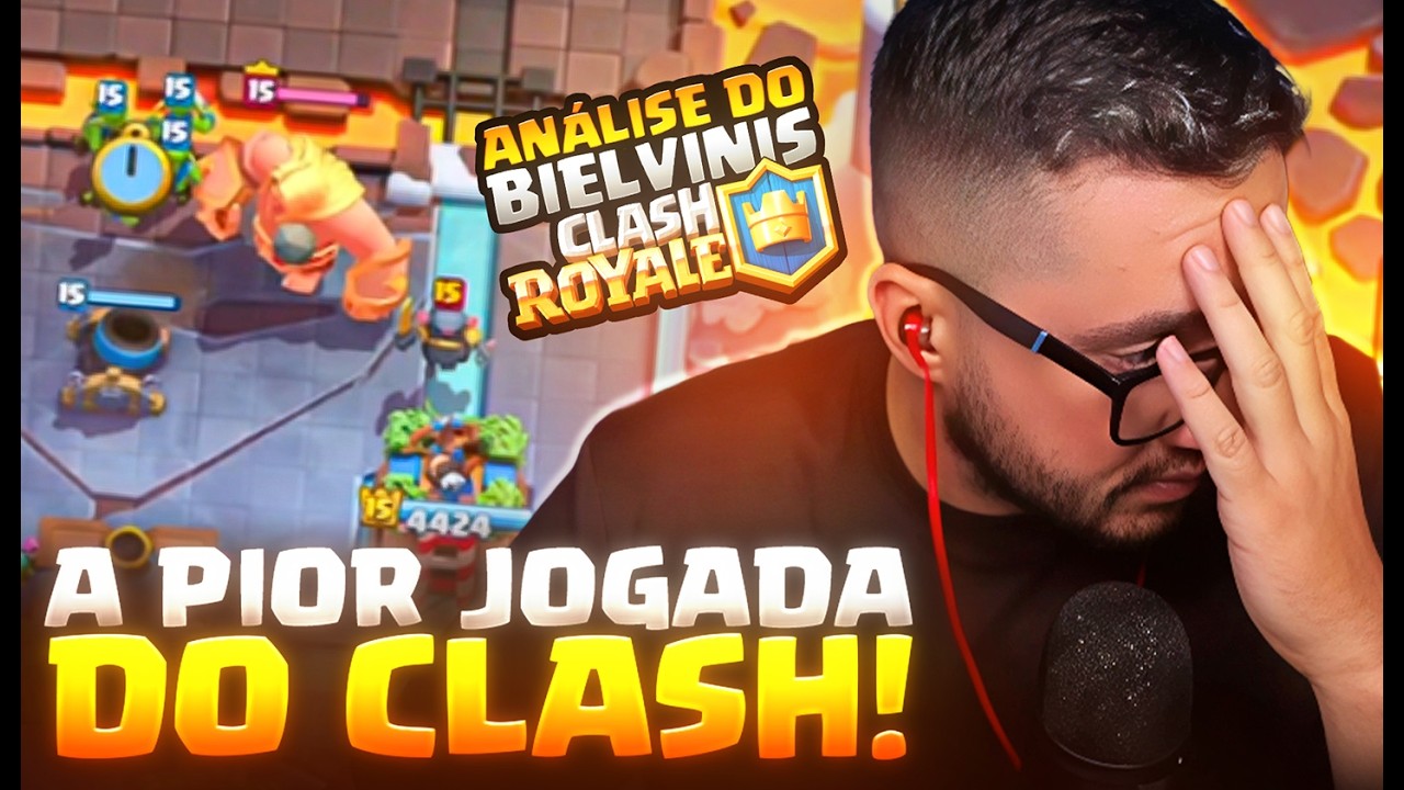 ELE JOGA CLASH ROYALE HÁ 9 ANOS E NÃO SABE O BÁSICO DE MORTEIRO!
