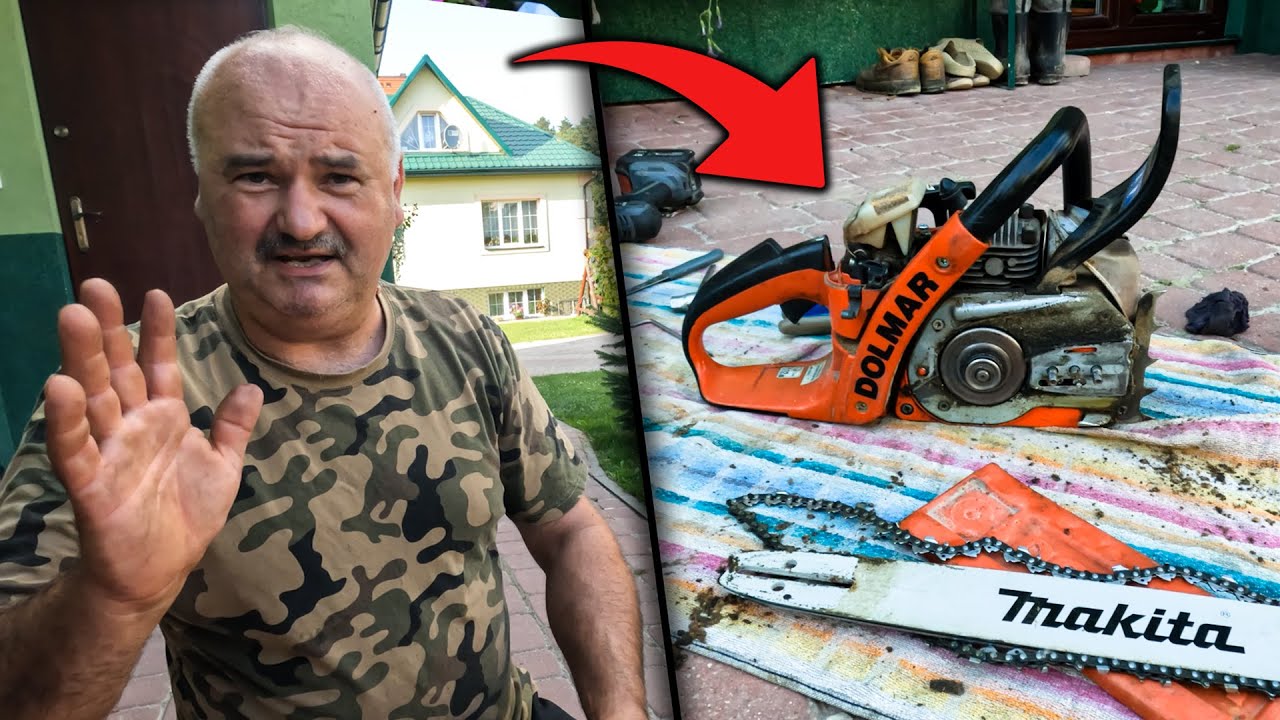 WYMIANA LINKI ROZRUSZNIKA w PILARCE.. NIETYPOWE ODPALANIE PILARKI