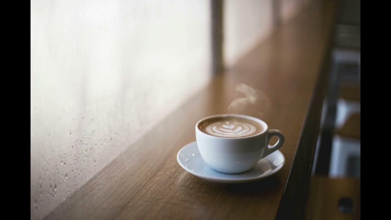 Coffee By A Rainy Cafe Window / Rain On Glass Sounds / 1 Hour