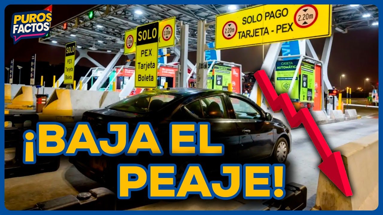 Peaje en Vía Evitamiento y Línea Amarilla baja a S/ 6.30 desde hoy | SEGMENTO #PurosFactos