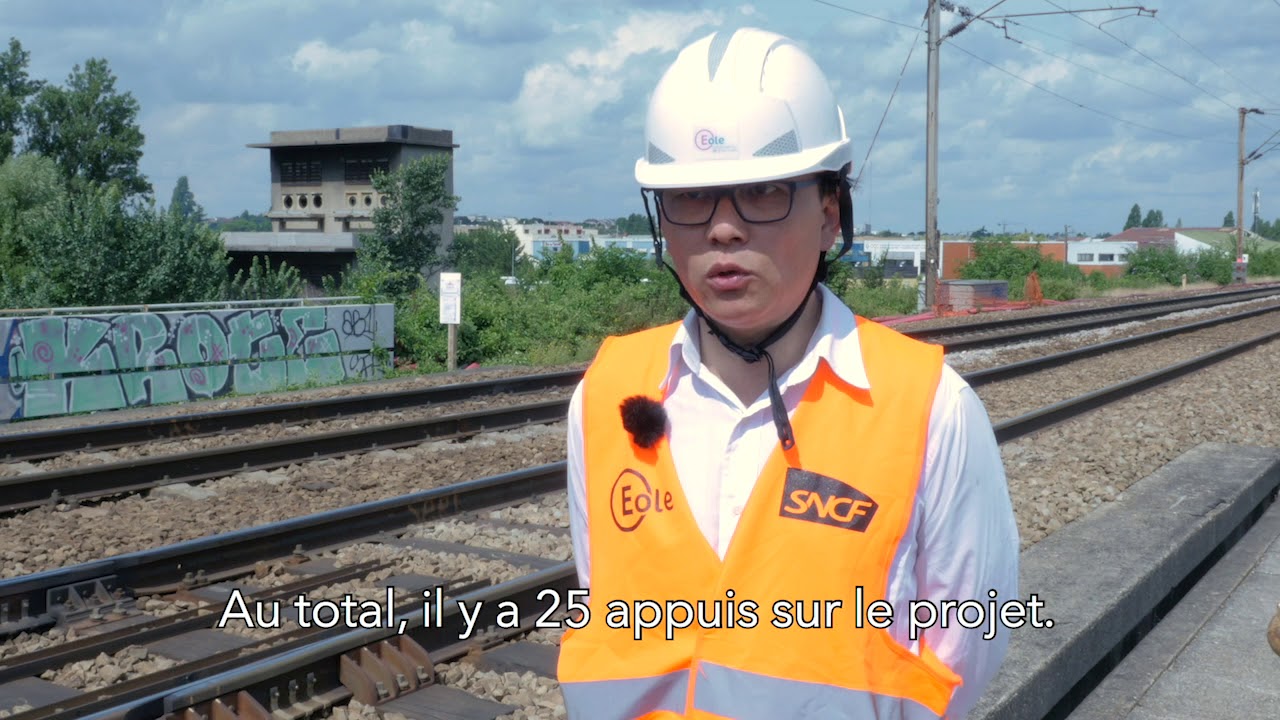 SNCF EOLE TRAVAUX DU SAUT DE MOUTON DE BEZONS
