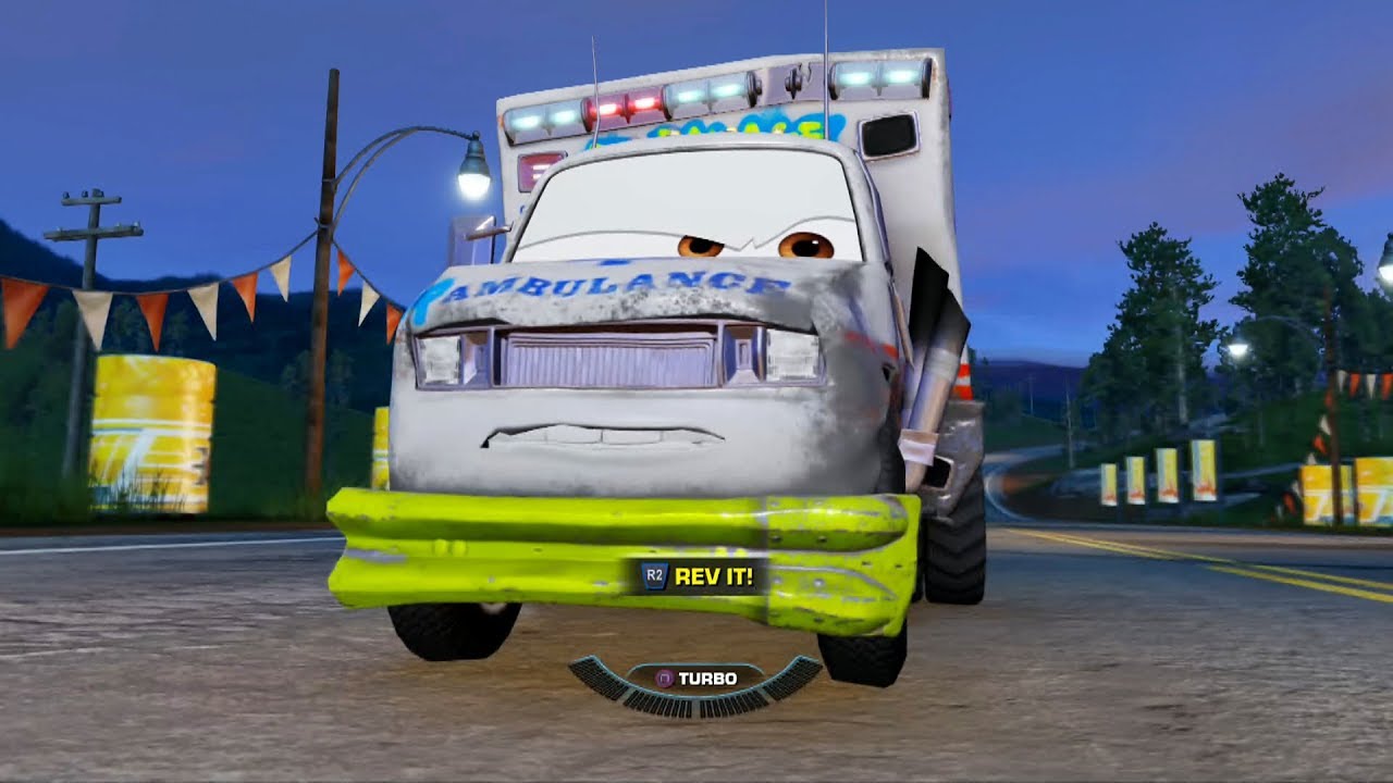 Cars 3: Driven To Win - Miss Fritter Battle Race - Dr. Damage [1080 FullHD]