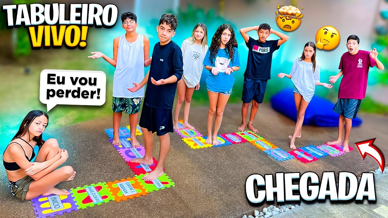 DESAFIEI A GALERA DA MAIA MANSÃO NO TABULEIRO GIGANTE