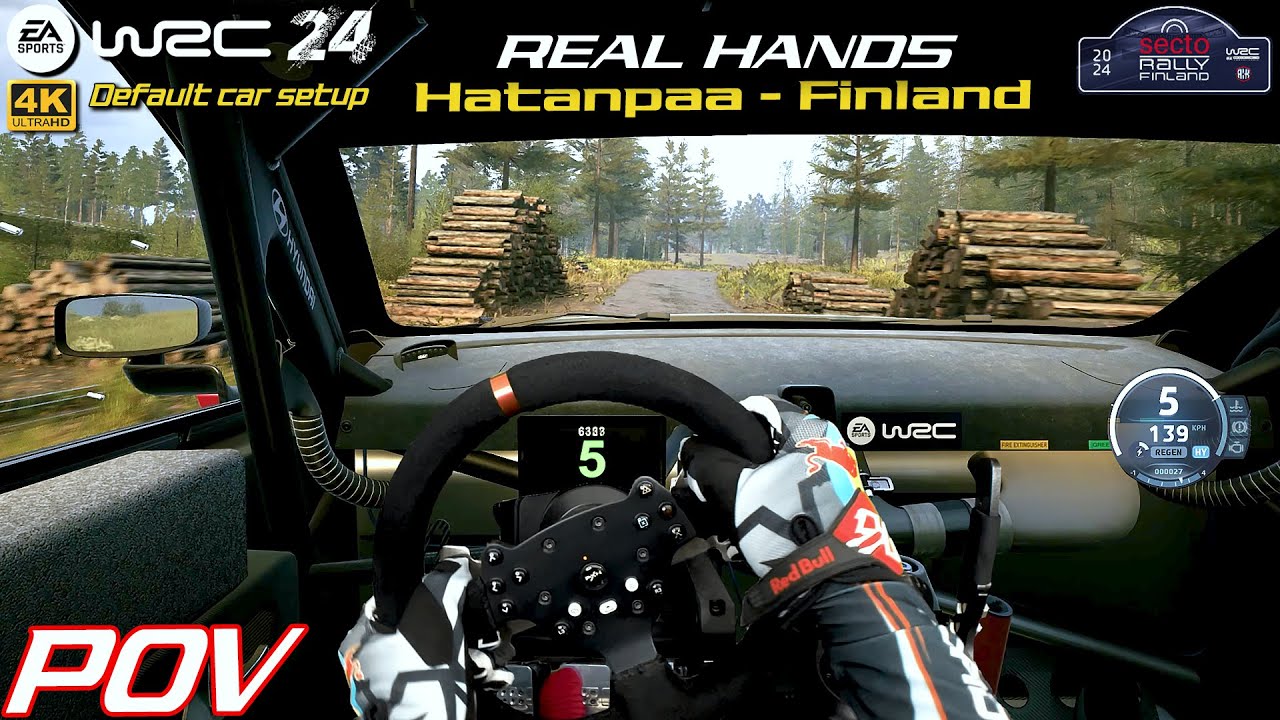 POV - EA SPORTS WRC 24 | Hatanpaa - Finland i20 N Rally 1 2024 Onboard | PXN V10 Gameplay