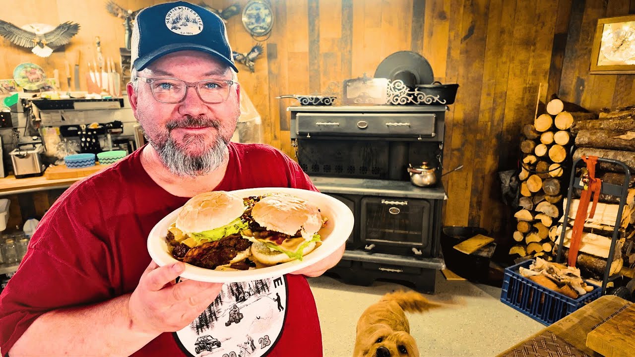 Moose Burgers & Cast Iron Seasoning