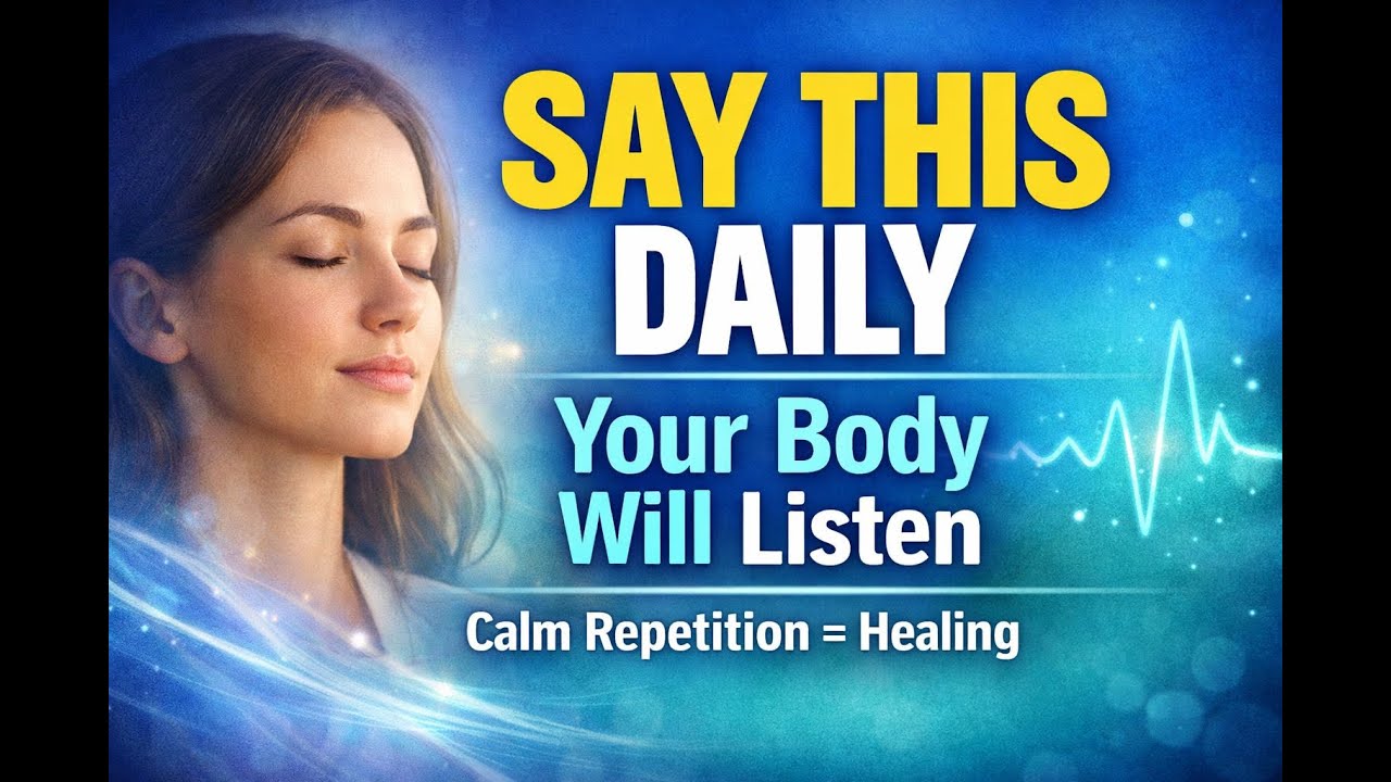 Say This Daily   Your Body Will Listen   Calm Repetition Healing